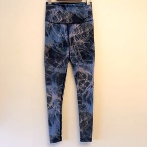 NWOT Nike Ten Less Plastic Bottles One Legend Pant SHEER Blue Leggings, Size M